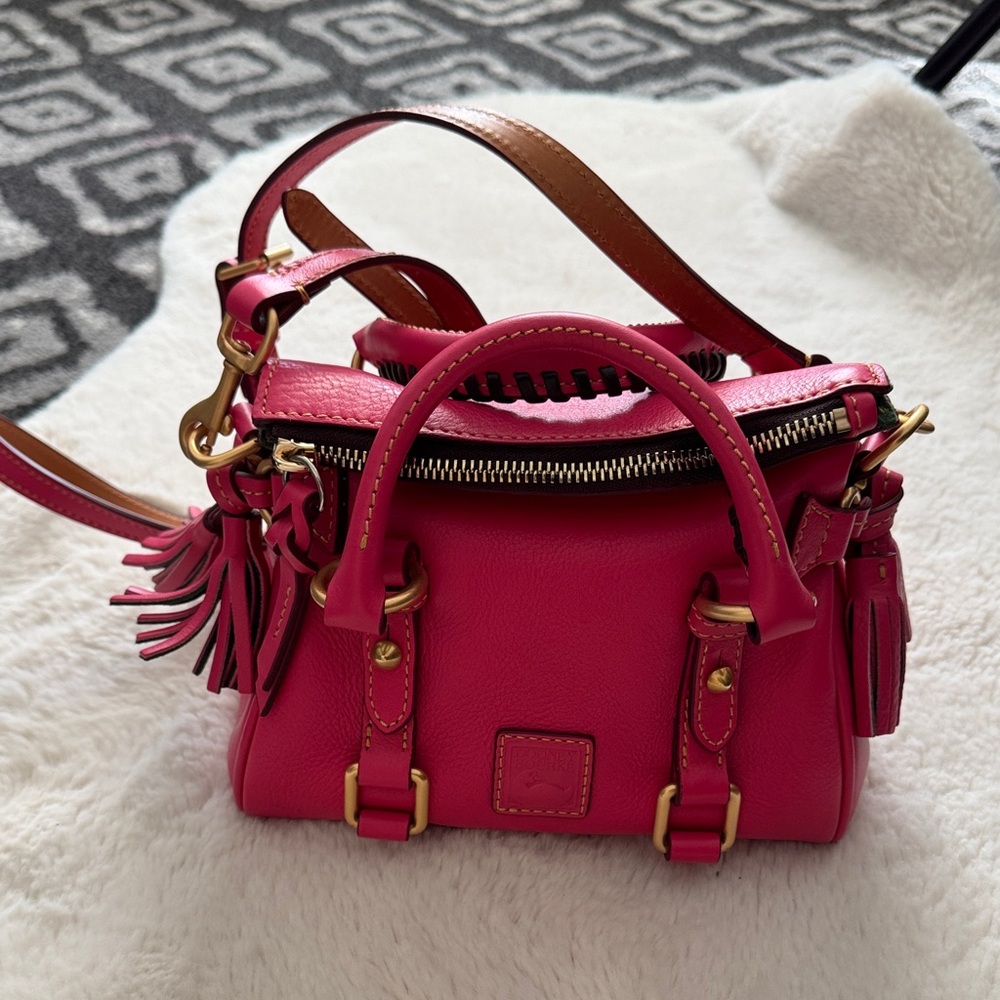 Pink Leather Handbag